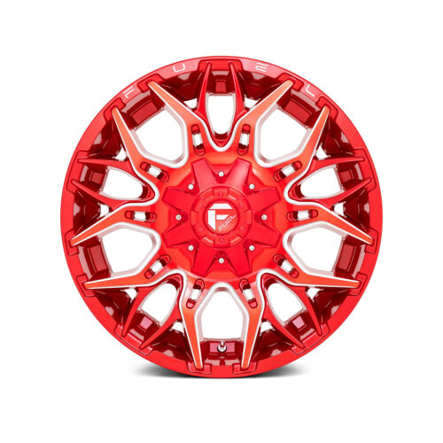 FUEL D771 Twitch 1PC – Candy Red with Milled Accents