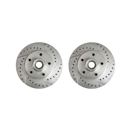 Buy Drilled and Slotted Brake Rotor – Premium Performance Replacement for Cars & Trucks